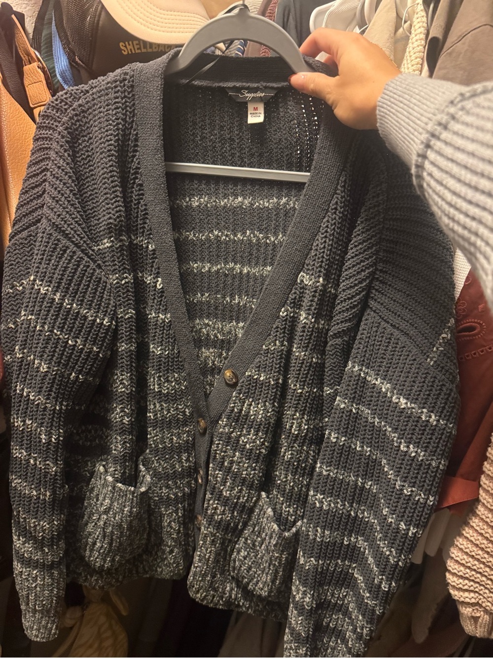 Supplies women’s Button-Front Cardigan Sweater